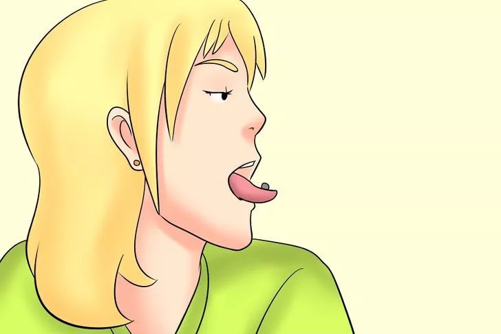 طریقه مسواک زدن با پیرسینگ زبان
