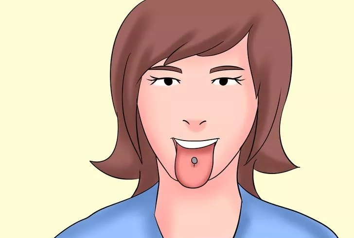 طریقه مسواک زدن با پیرسینگ زبان